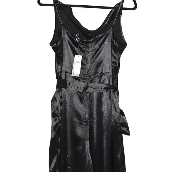 Anthropologie Alizia Cowl Neck Jumpsuit Black Large - Picture 3 of 4